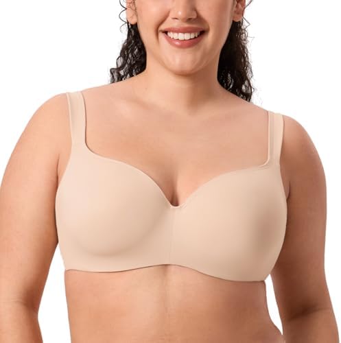 Balconette Full Coverage Bras, Beige