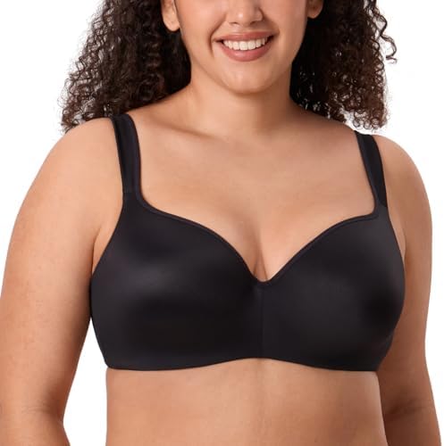 Balconette Full Coverage Bras, Black