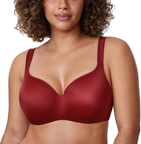 Balconette Full Coverage Bras, Red Revelry
