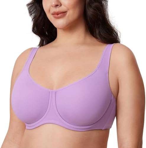 Confishape Full Coverage Bras, Glaze Purple