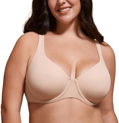 Confishape Unlined Balconette Bras, Beige