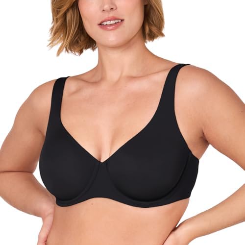 Confishape Unlined Balconette Bras, Black