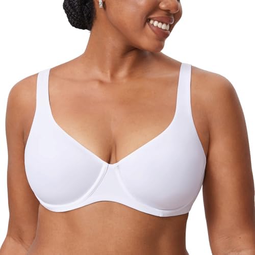 Confishape Unlined Balconette Bras, White