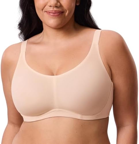 Cosnufy Sheer Full Coverage Bra, Beige