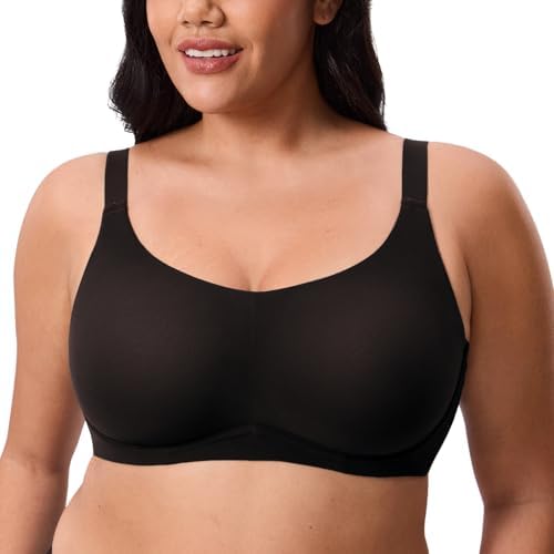 Cosnufy Sheer Full Coverage Bra, Black