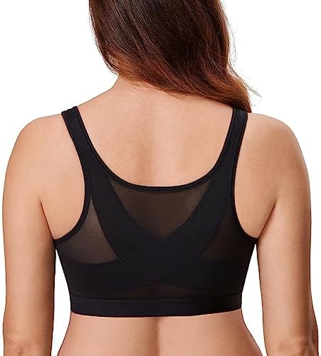 Front Closure Bras, Black