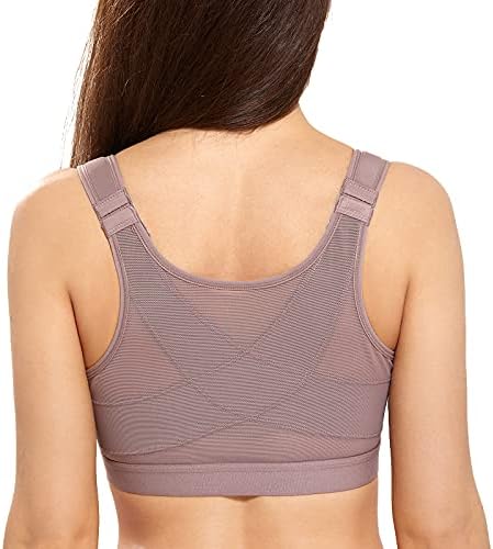 Front Closure Posture Bras, Mochaccino