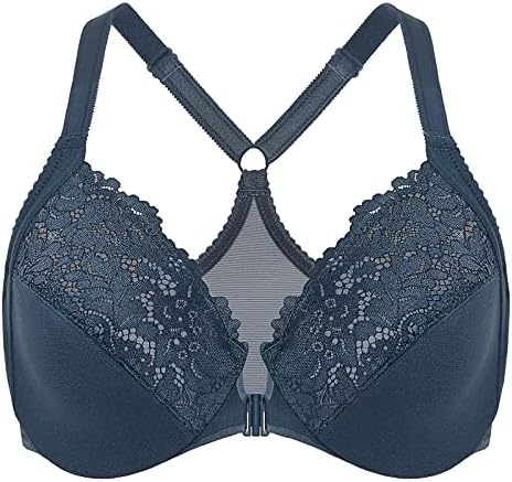 Front Closure Racerback Bras, Sargasso