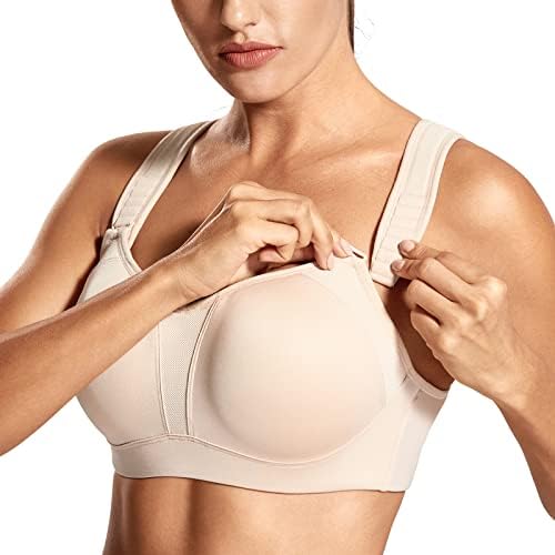 High Impact Sports Bra, Beige