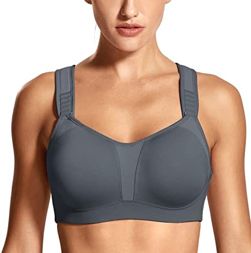 High Impact Sports Bra, Stone Gray
