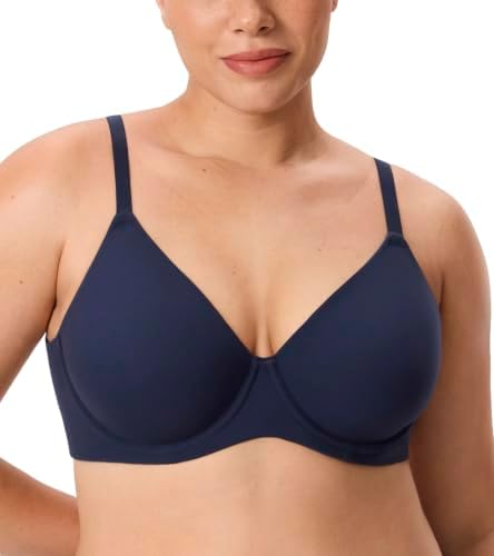 Inbarely Lift Full Coverage Back Smooth Bras, Deep Ocean Blue