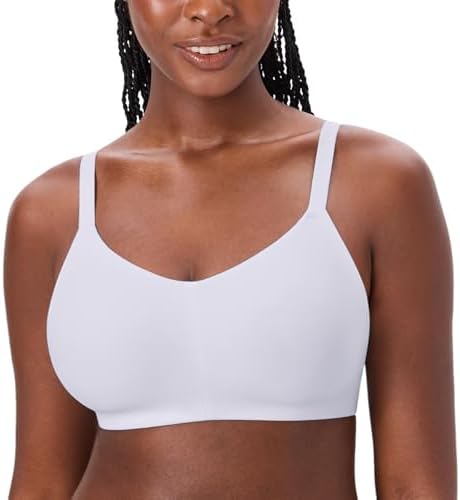 Inbarely Lift Wireless Full Coverage Bras, White