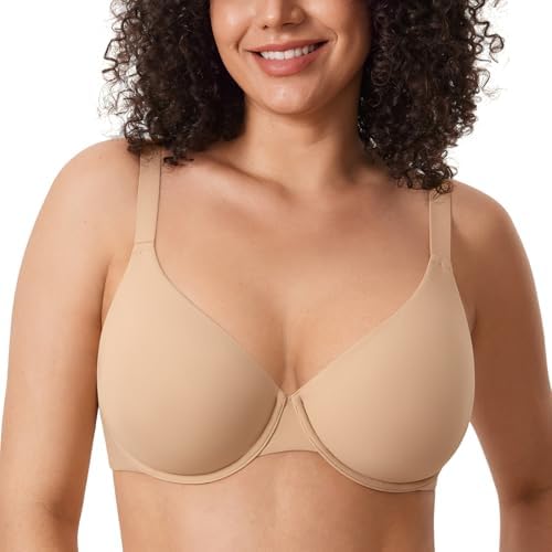 Inbarely Plus Plunge Underwire Bras, Warm Beige