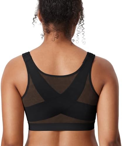 Inbarely Plus Posture Bras, Black