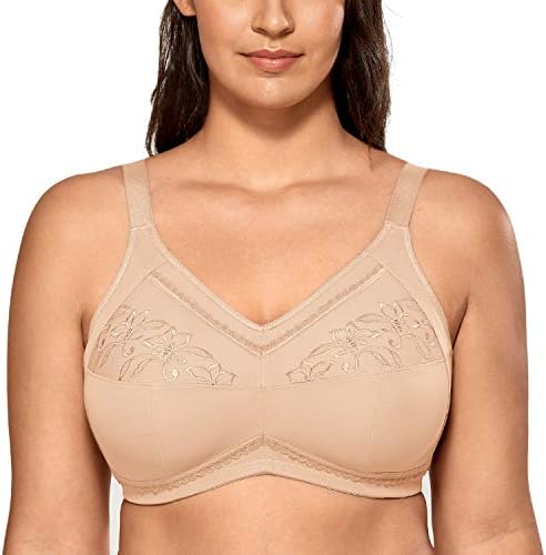 Mastectomy Wireless Post-Surgery Bras, Beige