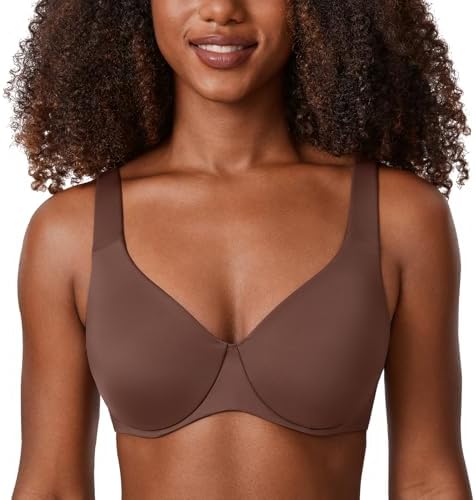 Minimizer Full Coverage Bras, Brown Violet