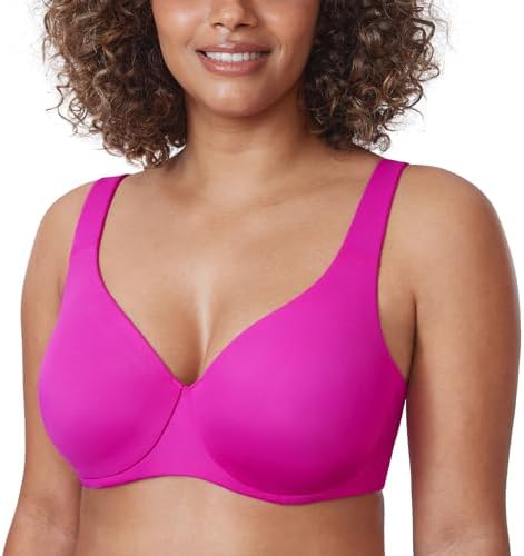 Minimizer Full Coverage Bras, Rose Purple