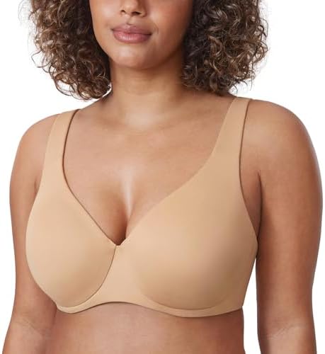 Minimizer Full Coverage Bras, Warm Beige