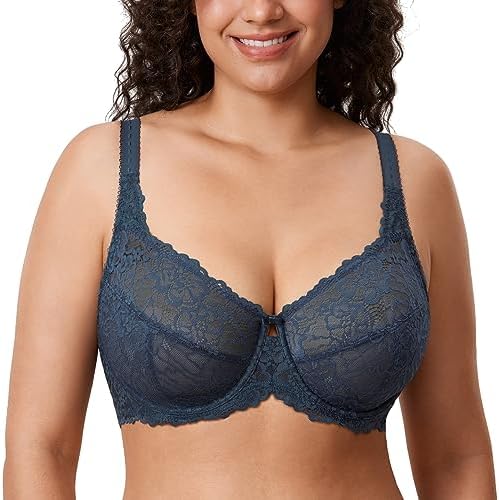 Minimizer Lace Full Coverage Bras, Sargasso