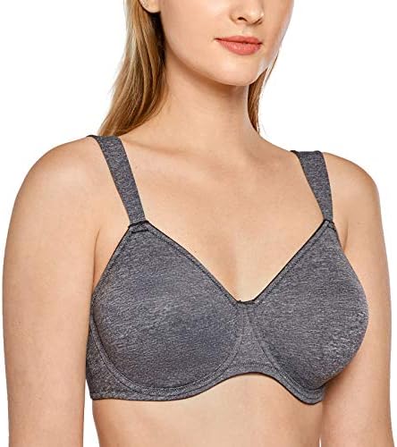 Minimizer Plus Size Bras, Charcoal Heather