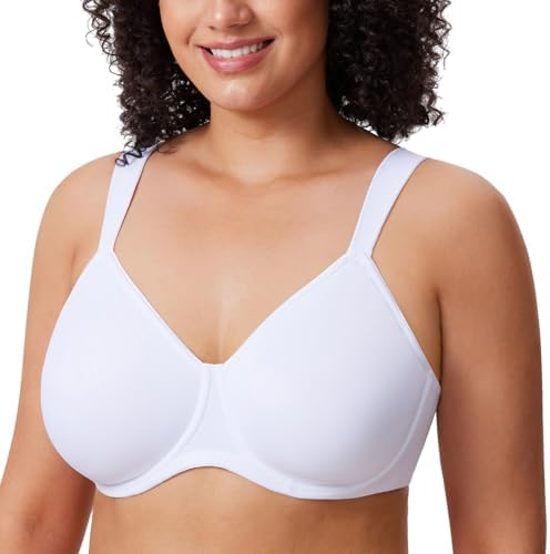 Minimizer Plus Size Bras, White