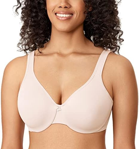 Minimizer Plus Size Underwire Bras, Rose White
