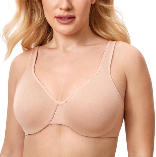 Minimizer Seamless Full Coverage Underwire Non Padded Bra, Oatmeal Heather