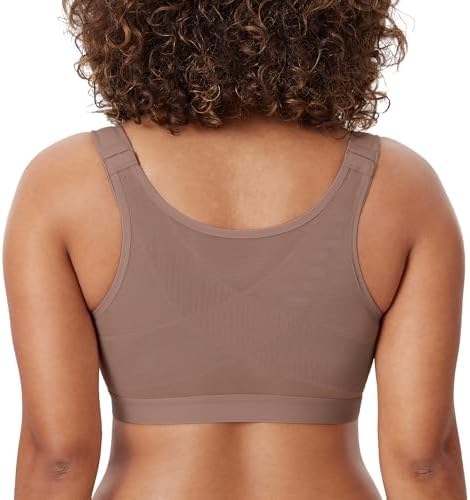 Natrelax Front Closure Bras, Brown Purple