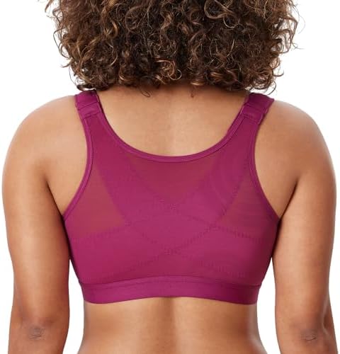 Natrelax Front Closure Bras, Magenta Purple