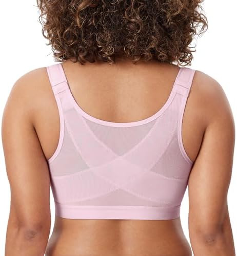 Natrelax Front Closure Bras, Pink Peony