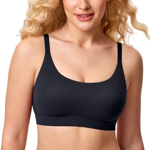 Natrelax Plus Size Wireless Bralette, Black