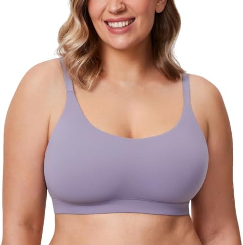Natrelax Plus Size Wireless Bralette, Lavender Mist