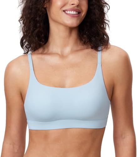 No Underwire Lightly Padded Bras, Baby Blue
