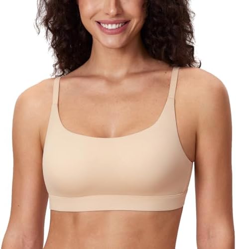 No Underwire Lightly Padded Bras, Beige