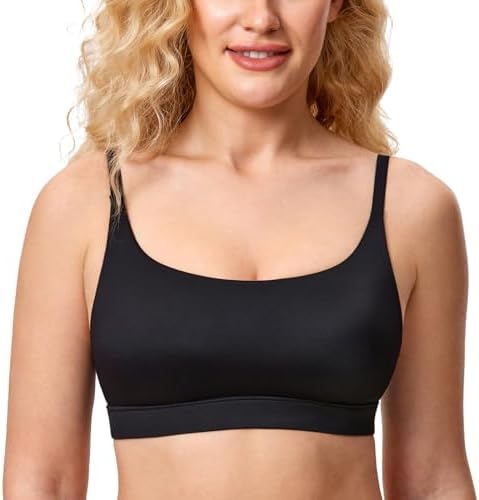 No Underwire Lightly Padded Bras, Black