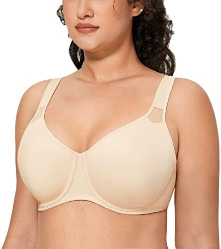 Plus Size Minimizer Bra, Beige