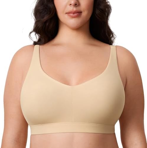 Seamless Bra, Light Oatmeal
