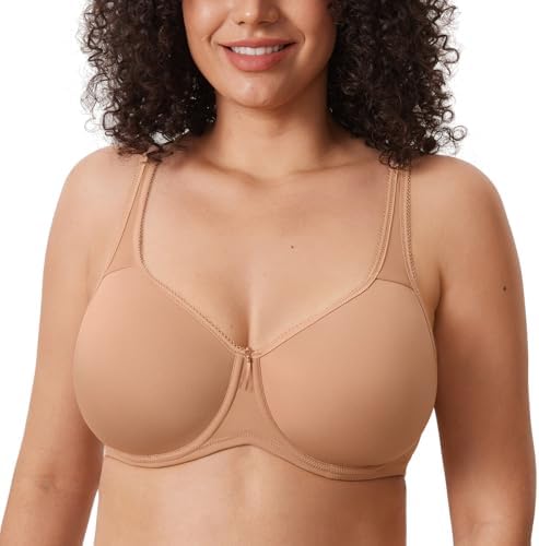 Seamless Tshirt Plus Size Bras, Barely Buff