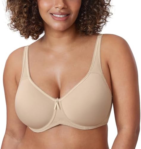 Seamless Tshirt Plus Size Bras, Building Grey