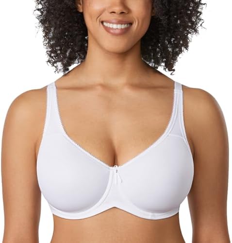 Seamless Tshirt Plus Size Bras, White