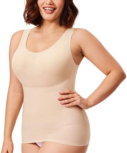 Shapewear Tummy Control Tank Tops, Beige