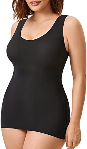 Shapewear Tummy Control Tank Tops, Black