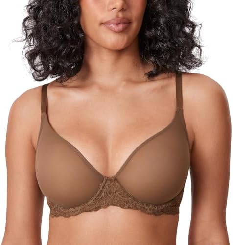 Sheer Mesh Bra, Sandalwood Brown