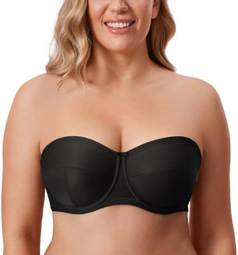 Strapless Bra, Black