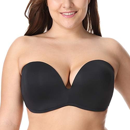 Strapless Bra Plunge, Black