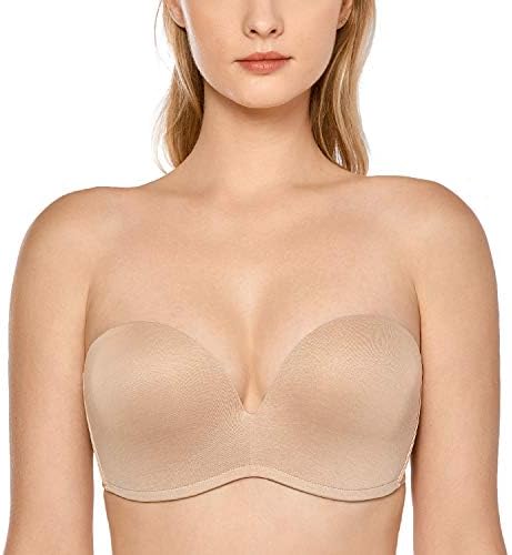 Strapless Bra Plunge, Oatmeal Heather