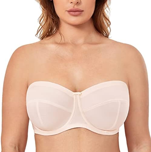 Strapless Bra, Rose White