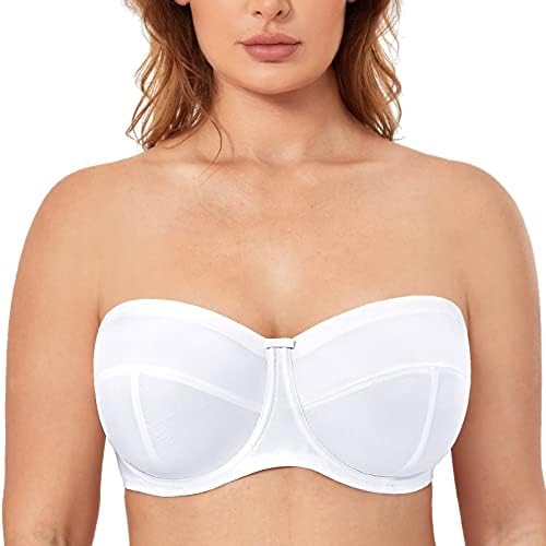 Strapless Bra, White