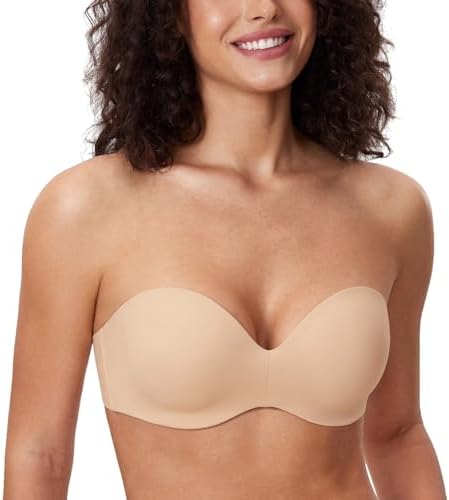 Strapless Bras, Beige