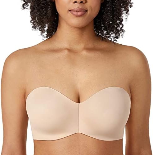 Strapless Minimizer Plus Size Bras, Beige